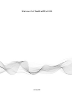 Statement of Applicability (SoA) 2026 - Deutsch