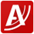 Das App-Symbol der Alamos-Softwarelösung aPager zur Zusatzalarmierung zeigt ein "A" mit zwei geschwungenen Konturlinien, die vom unteren Ende des Buchstaben bis zum oberen rechten Ende ragen und ein 90°-Kreissegment bilden. Diese weiße Bildmarke befindet sich auf einem roten Hintergrund.