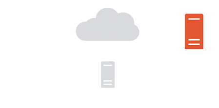 Grafik zur Darstellung der Funktionsweise eines IOsatellites. Der IOsatellite kommuniziert über den Connect Dienst direkt mit FE2.