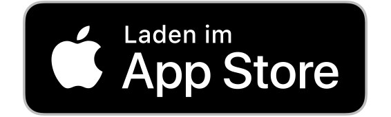 Apple Store Badge zur Weiterleitung auf den App Store mit dem Schriftzug "Laden im App Store"