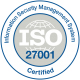 Logo zur ISO-Zertifizierung 27001